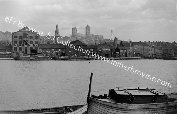 LINCOLN CATHEDRAL DISTANT VIEW FROM 